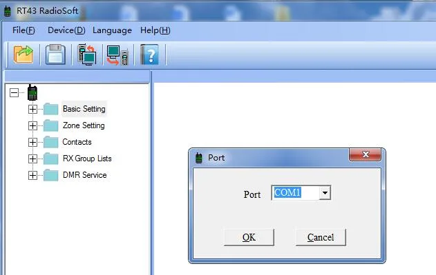 Retevis RT43 software port