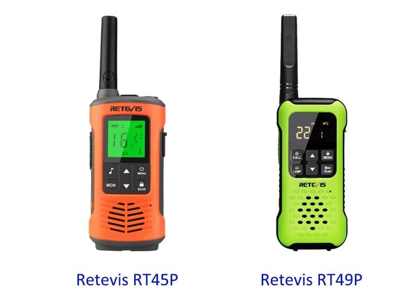 RT49P IP67 Floating Waterproof FRS Walkie Talkies