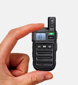 compact size walkie talkie
