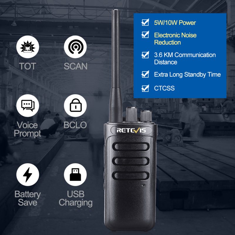 Noise Reduction Walkie Talkie RB85
