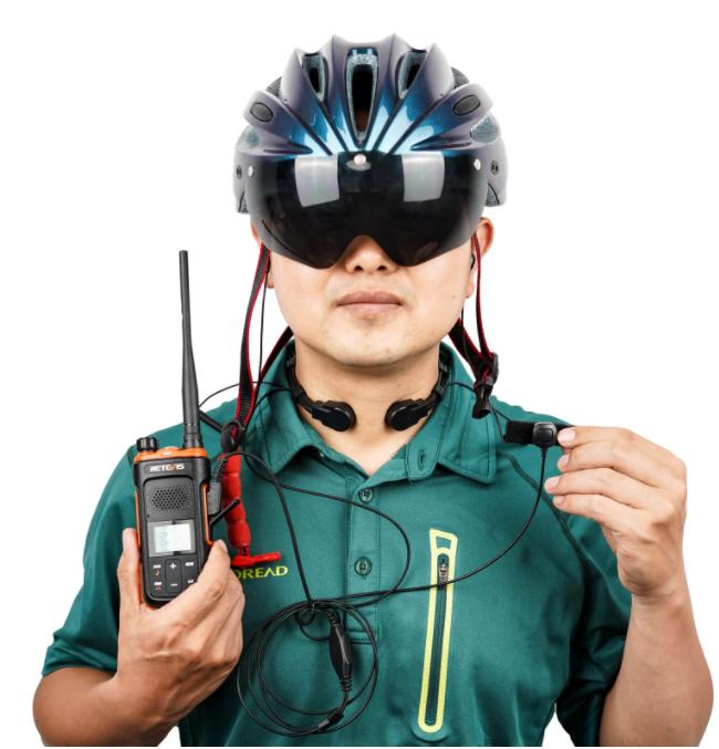 rider use earpiece