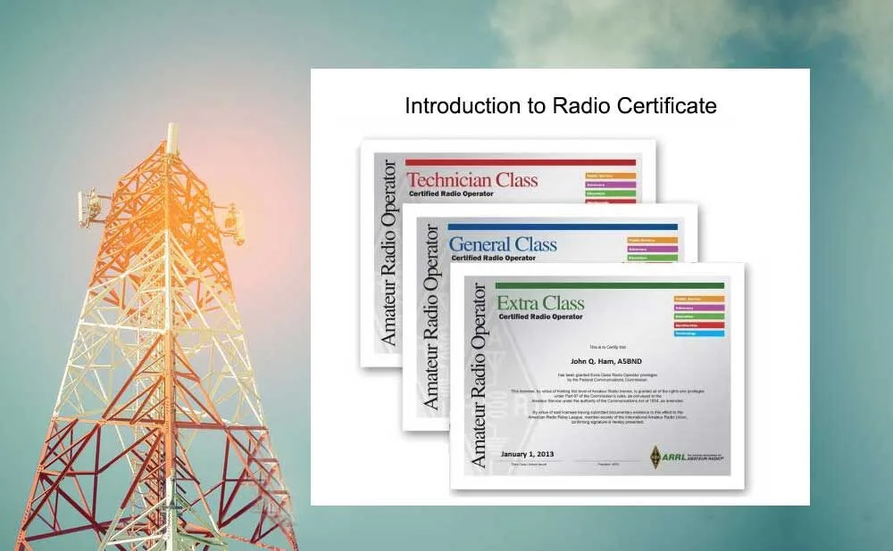 The US amaterur radio license