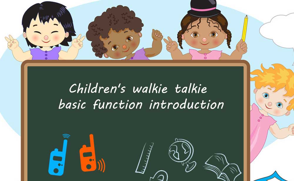 kids walkie talkie basic function