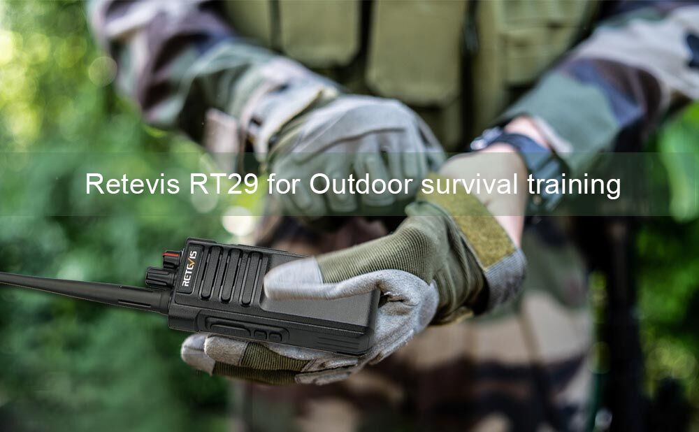 Retevis RT29 radio for outdoor training