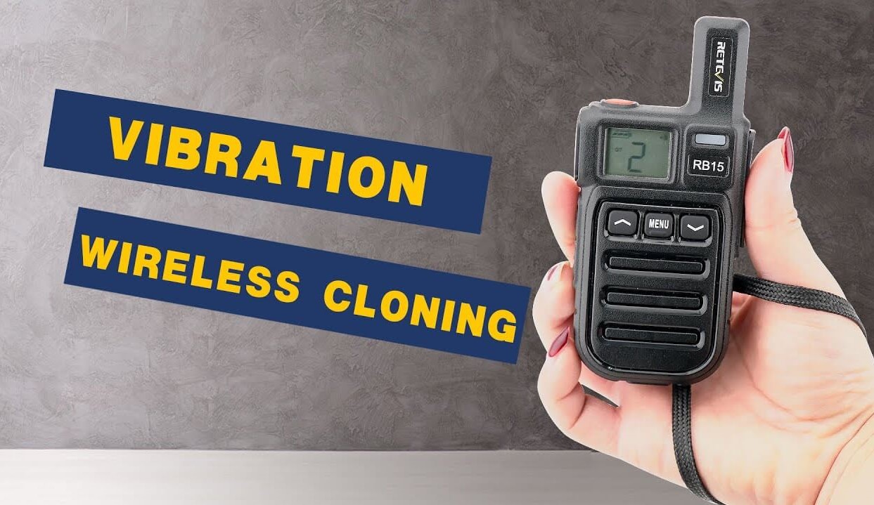 License-free two-way radio RB15 with Vibration