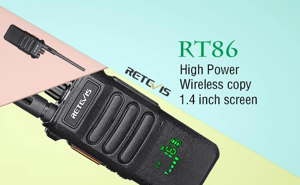 New Arrival——Retevis RT86 High Power Two Way Radio