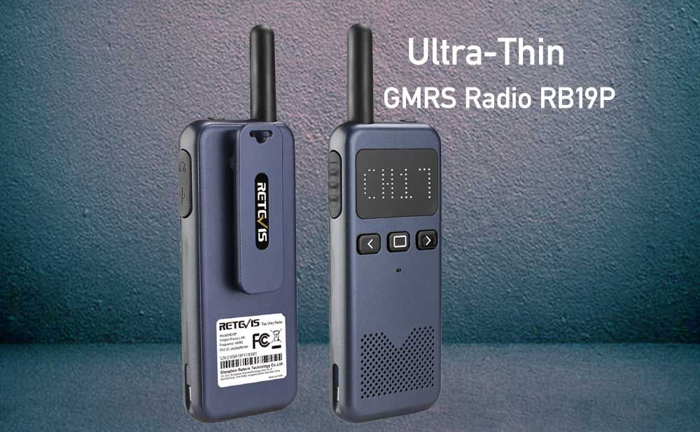 Ultra-Thin GMRS Radio RB19P