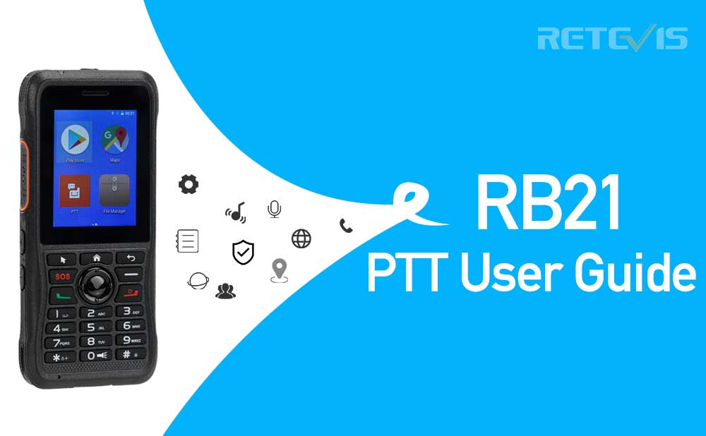 retevis RB21 PTT walkie talkie user guide