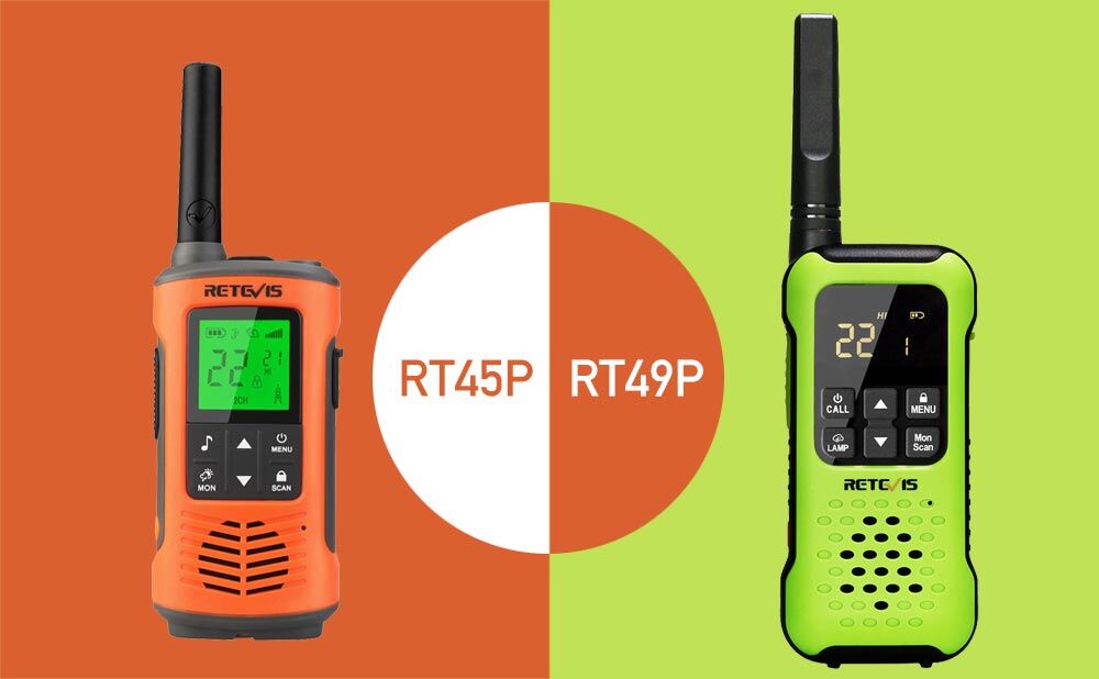 RT45P and RT49P outdoor walkie talkie