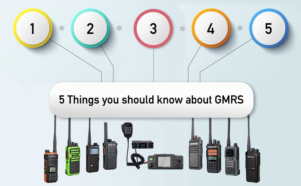 5 things you should know about GMRS radios