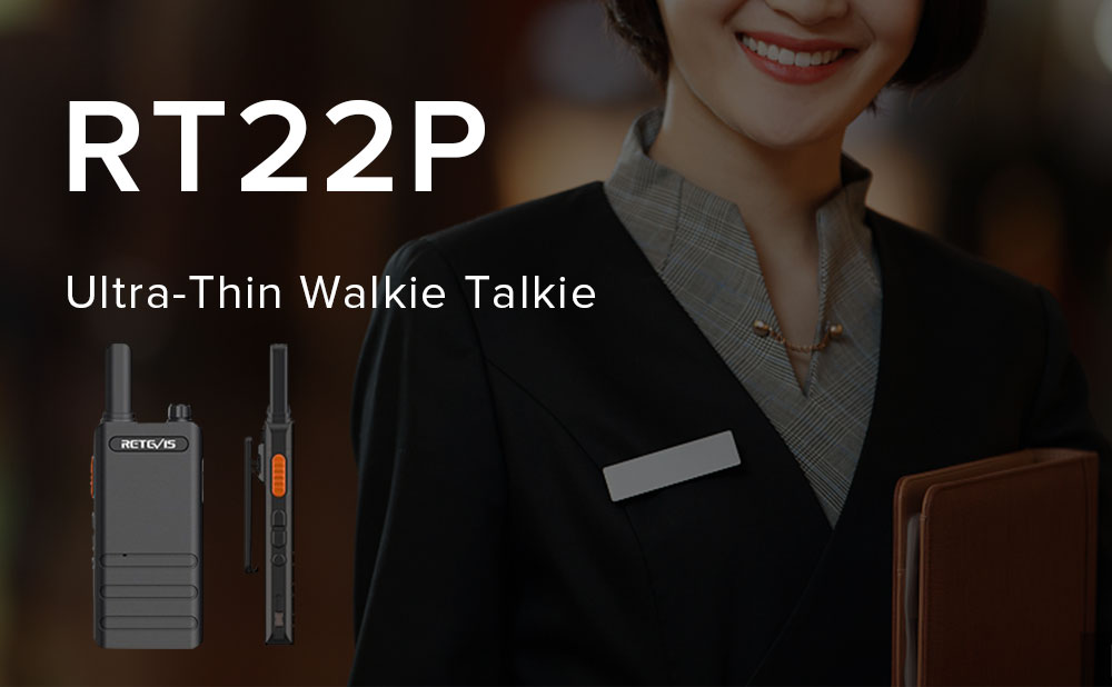 Retevis RT22P The Thinnest License-free Walkie Talkie