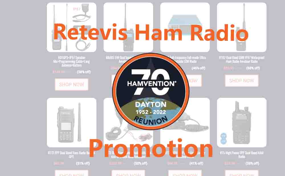 retevis promotion on dayton hamvention