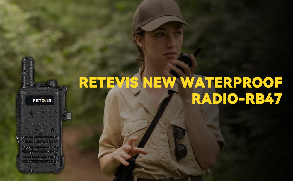 Retevis RA55 Noise Reduction Lightweight 2 Way Radio for Mountains