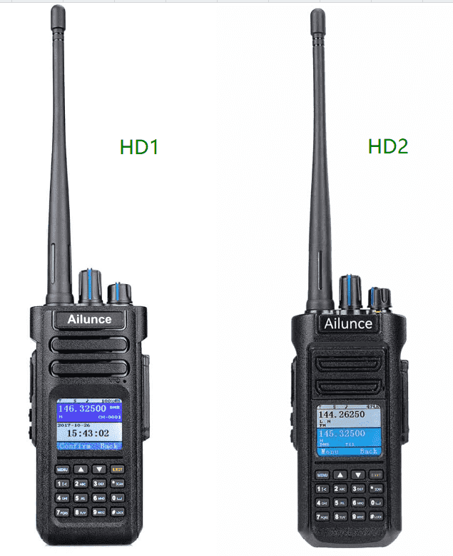  dual band DMR portable radio